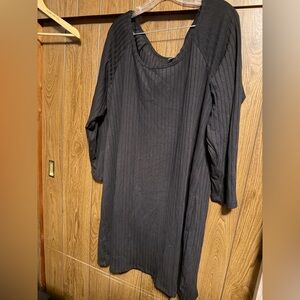 Old Navy Black Long Sleeve Mini Dress